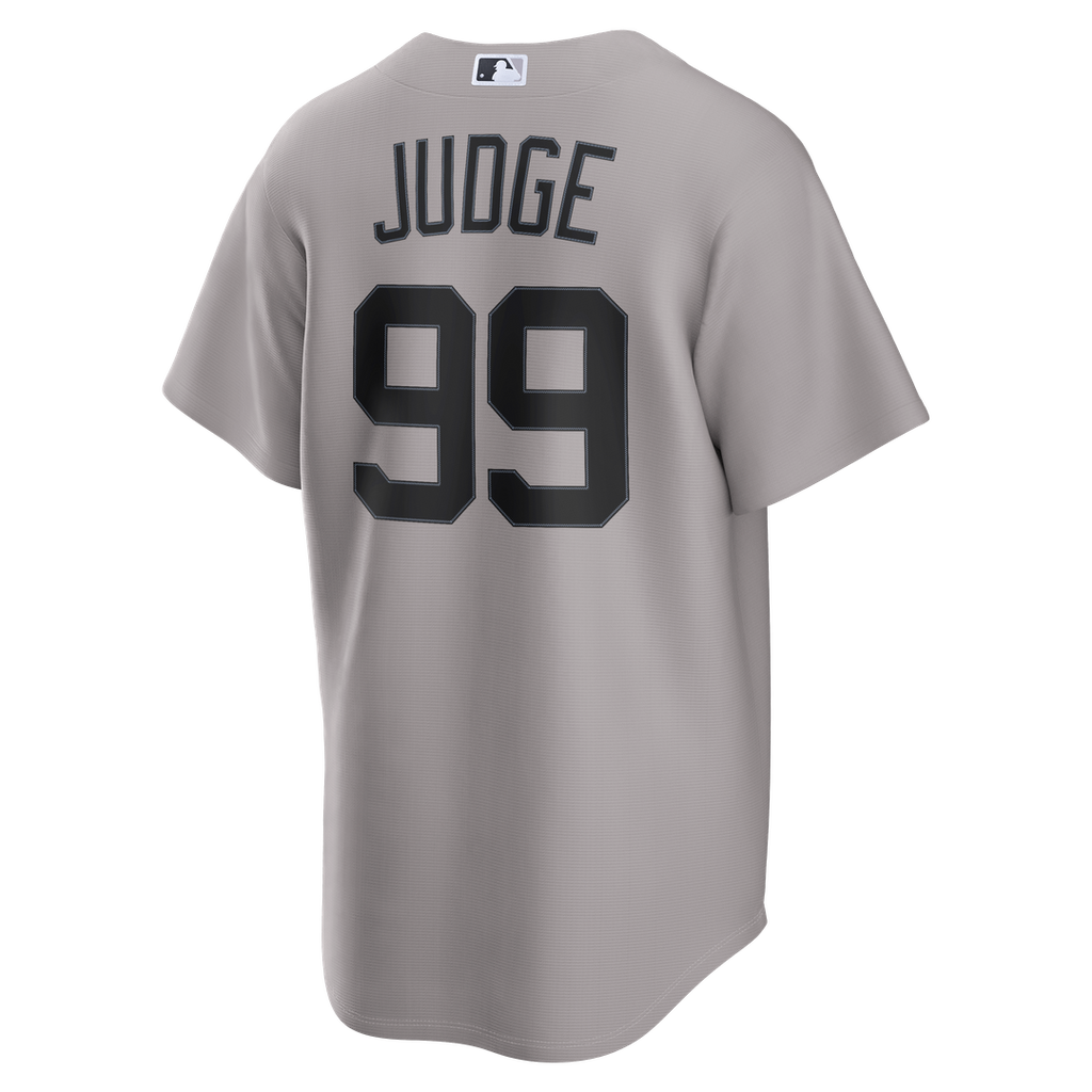 Men's New York Yankees Aaron Judge Gray Road Replica Jersey