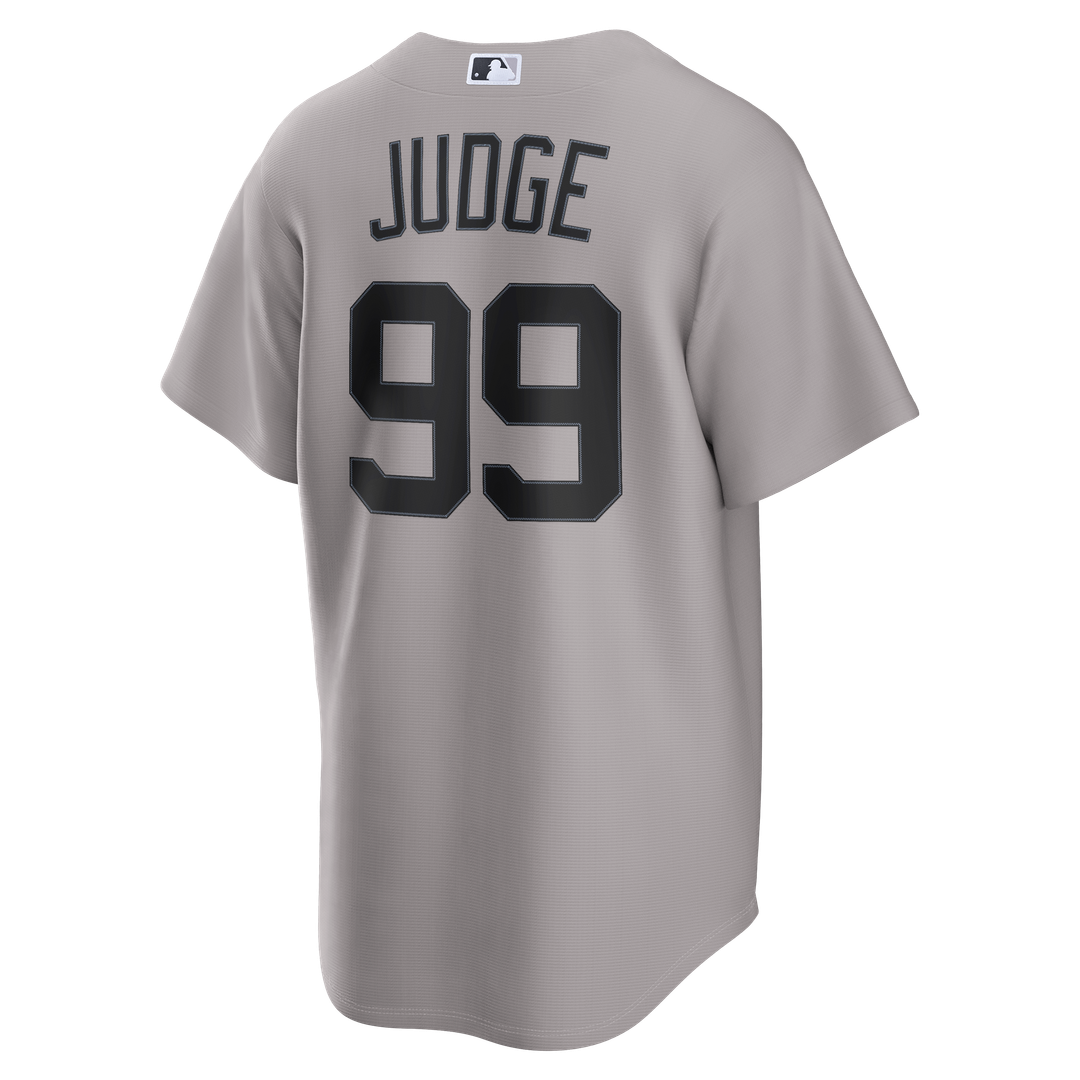 Men's New York Yankees Aaron Judge Gray Road Replica Jersey
