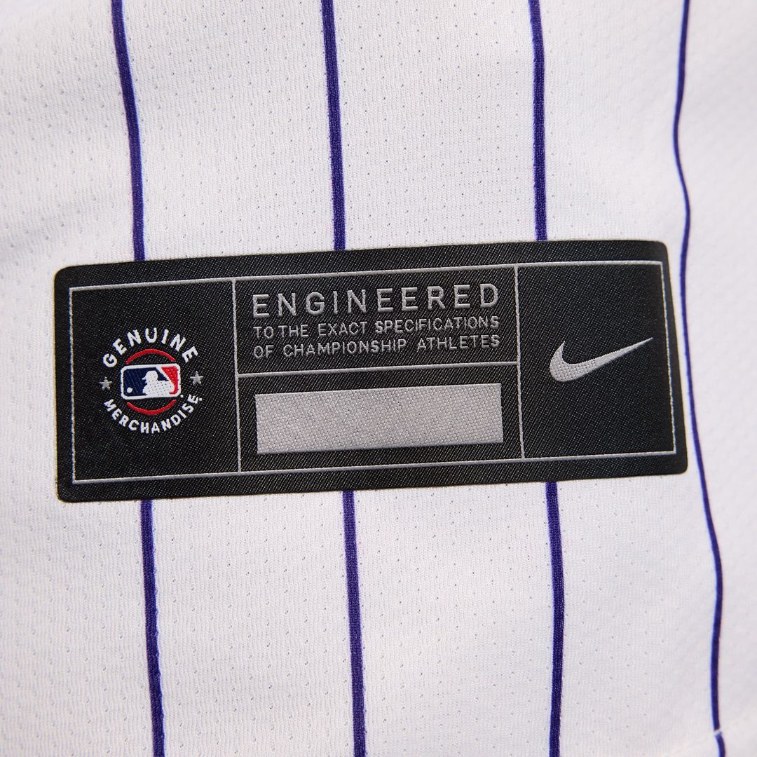 Men's Colorado Rockies White Home Jersey