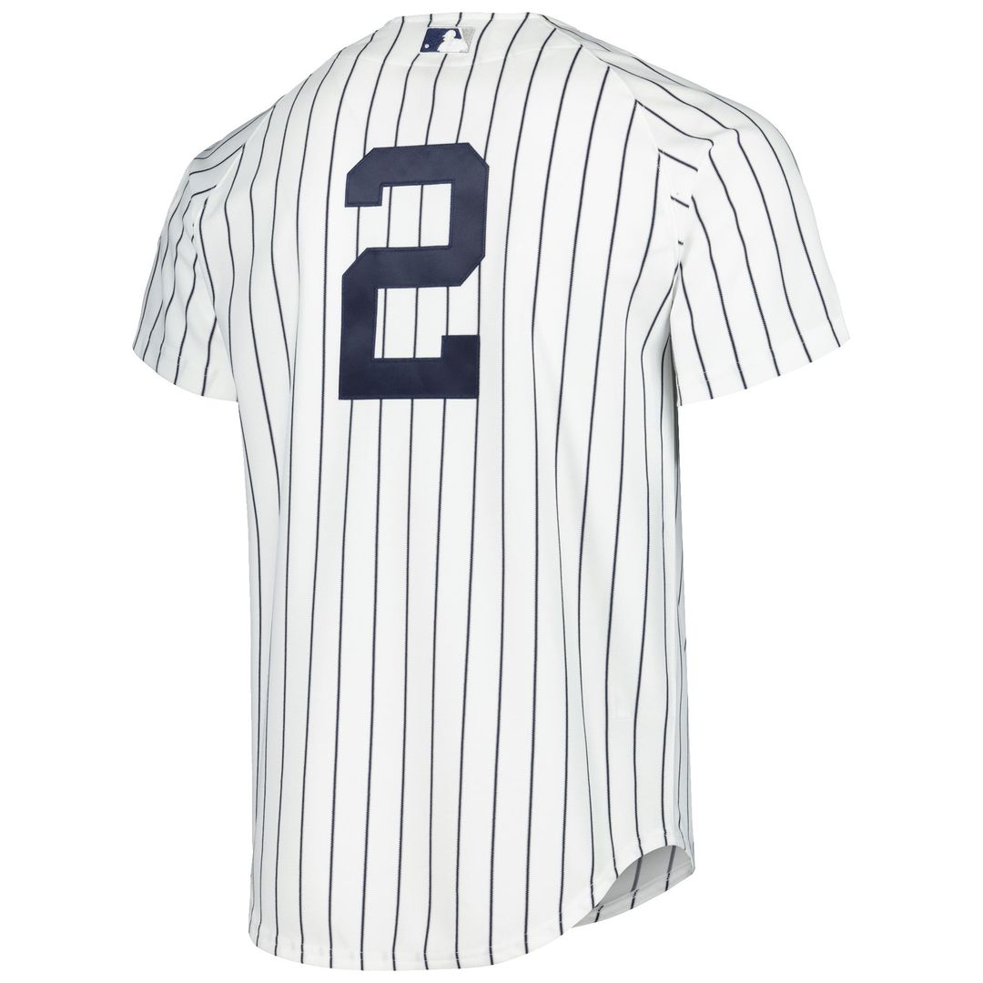 Men's New York Yankees Derek Jeter White Jersey
