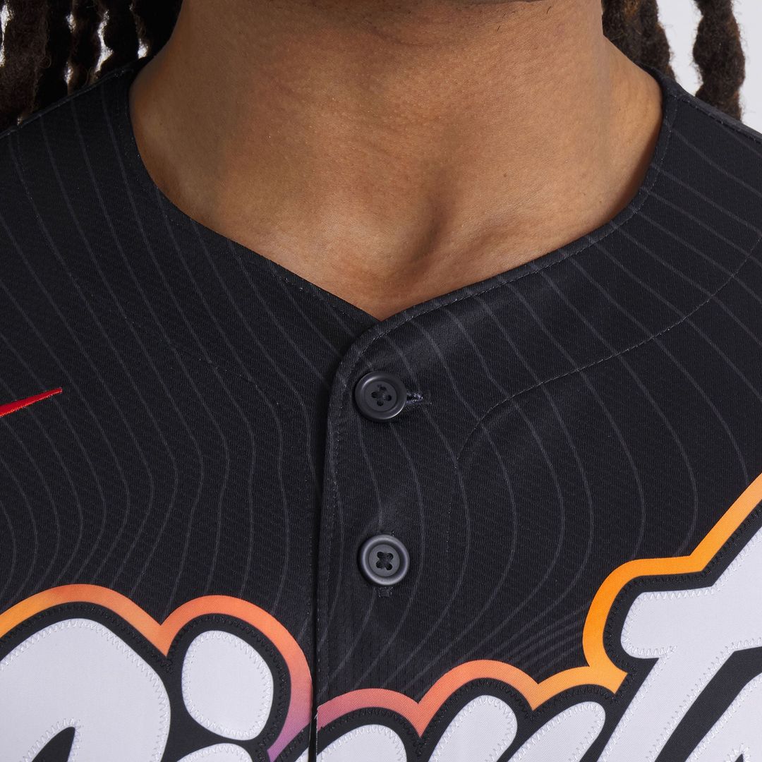 Men's San Francisco Giants Anthracite 2025 City Connect Jersey