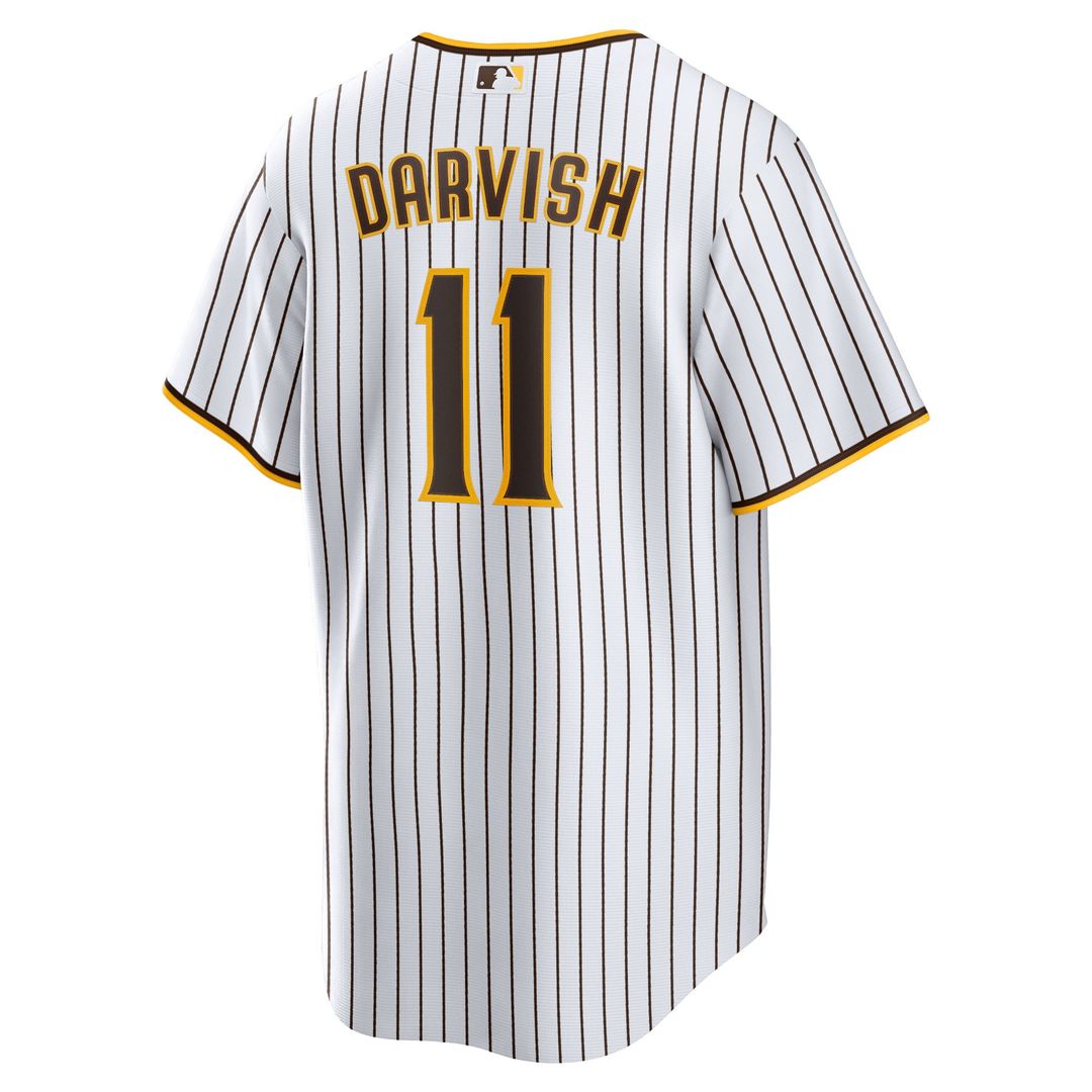 Men's San Diego Padres Yu Darvish White Home Replica Player Jersey