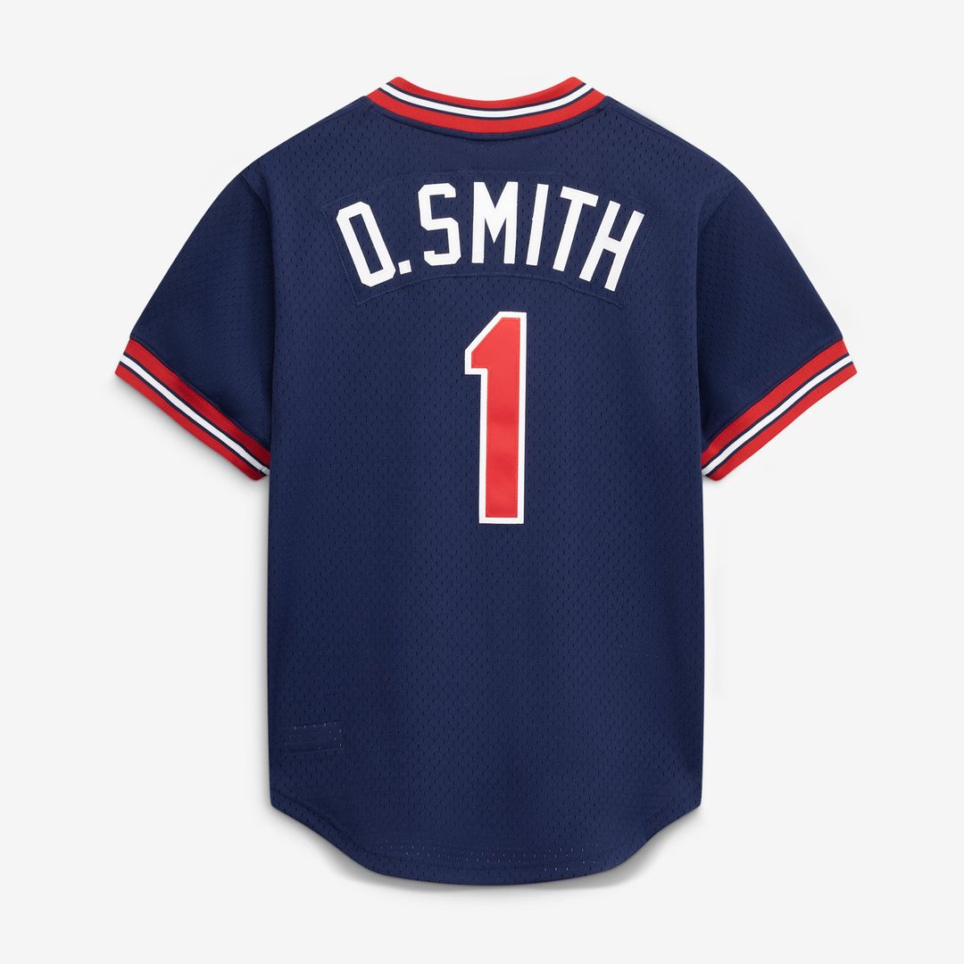 Men's St. Louis Cardinals Ozzie Smith Scarlet Batting Practice Jersey