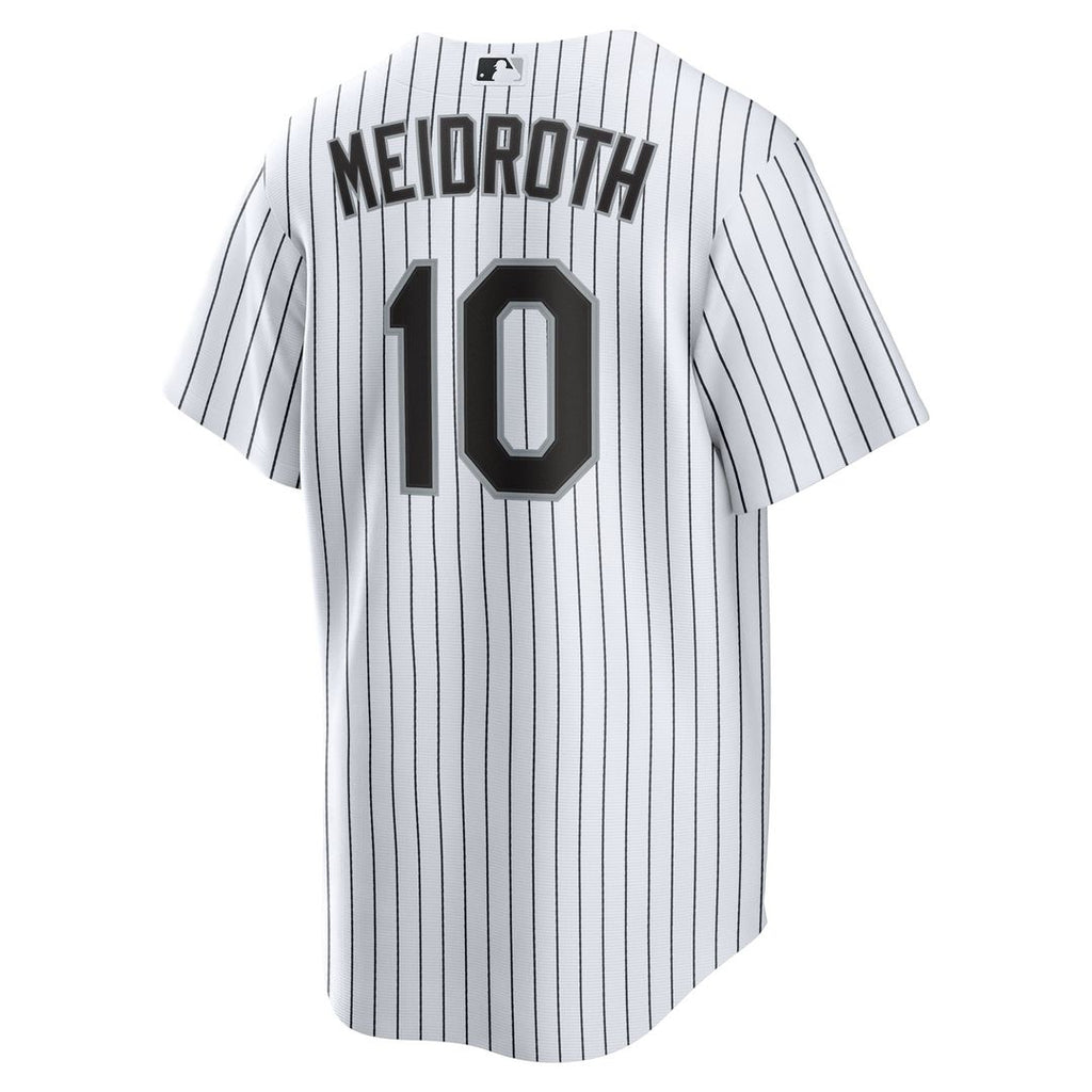 Men's Chicago White Sox Chase Meidroth White Home Replica Jersey