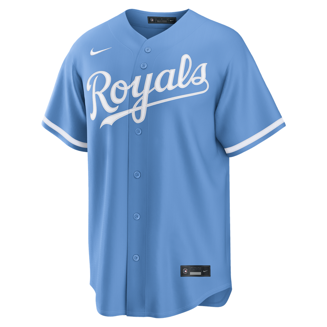 Men's Kansas City Royals Bobby Witt Jr. Light Blue Alternate Replica Jersey