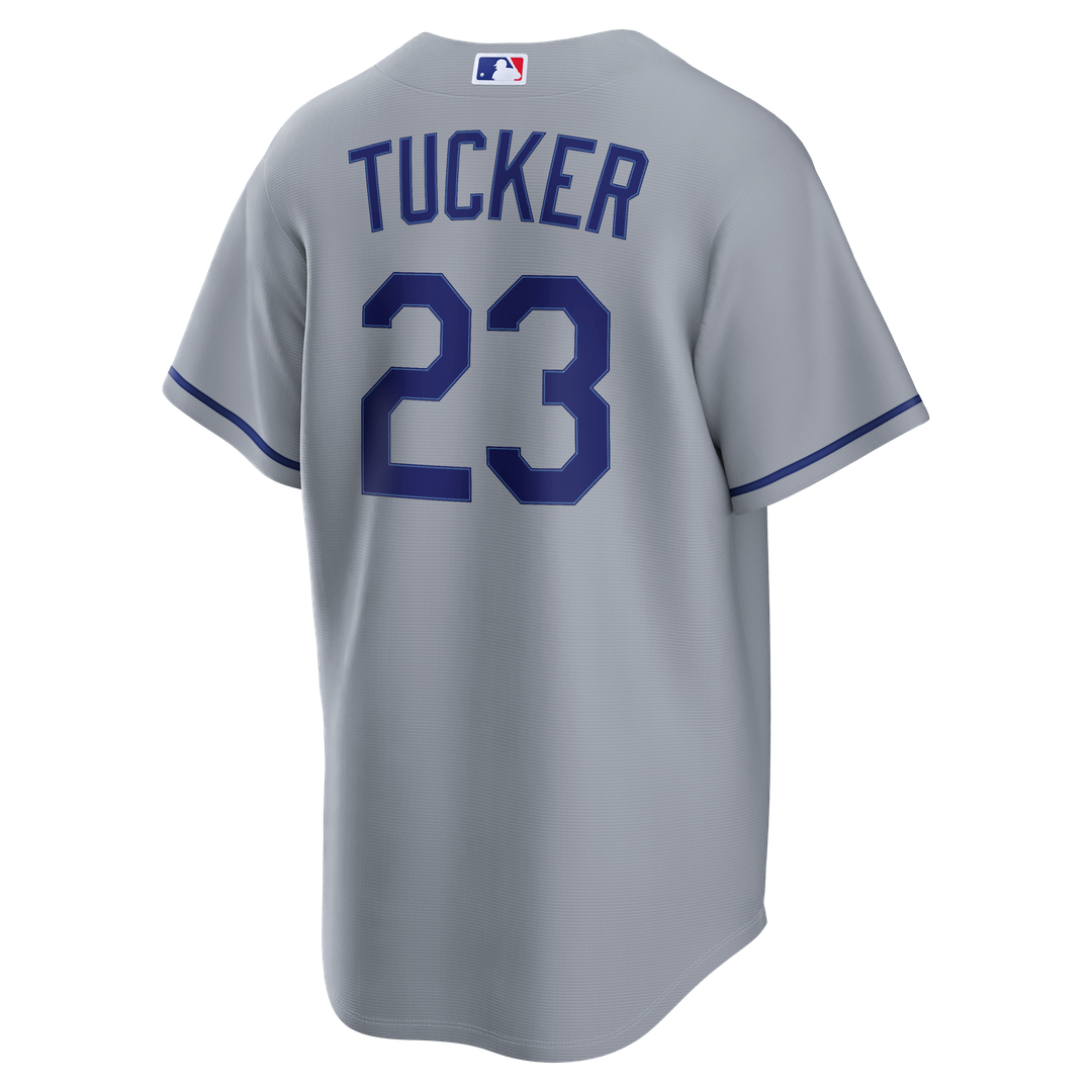 Men's Los Angeles Dodgers Kyle Tucker Gray Road Replica Jersey