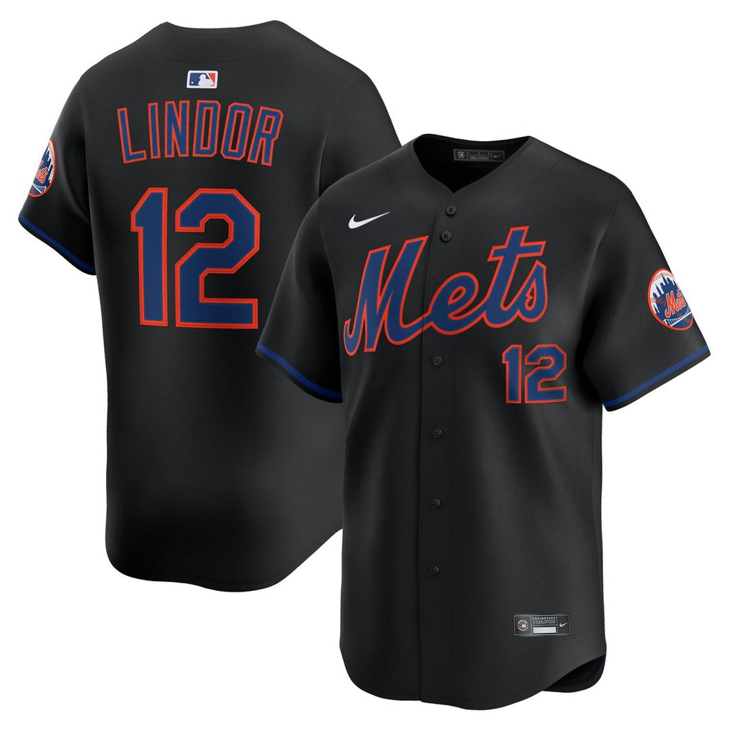 Men's New York Mets Francisco Lindor Gray Road Player Jersey