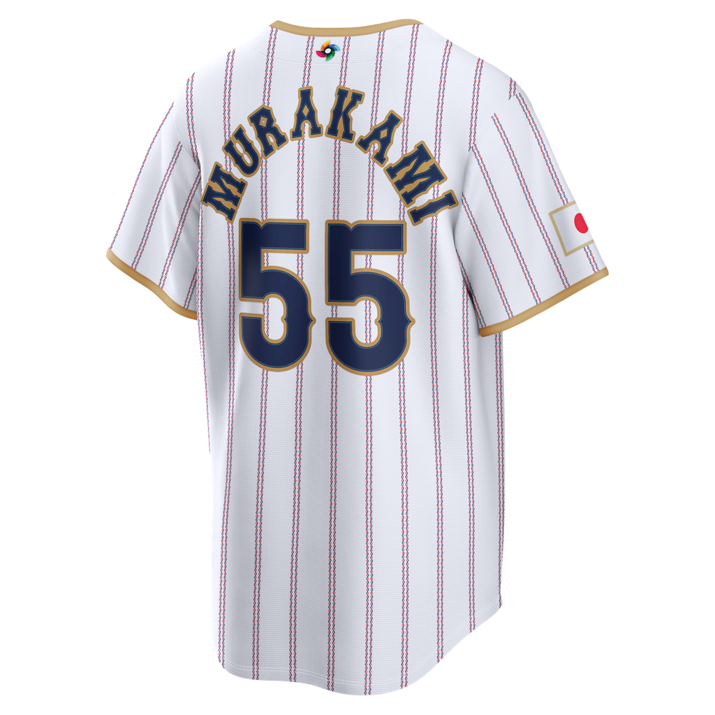 Men's Japan Baseball Munetaka Murakami White 2026 World Baseball Classic Home Stadium Jersey
