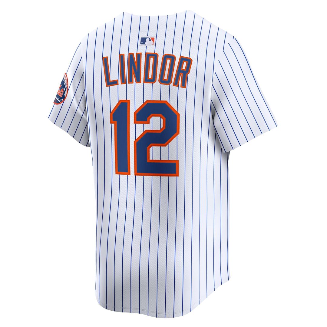 Men's New York Mets Francisco Lindor Gray Road Player Jersey