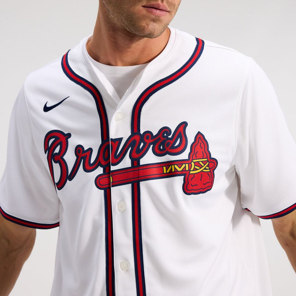 Men's Atlanta Braves White Home Jersey
