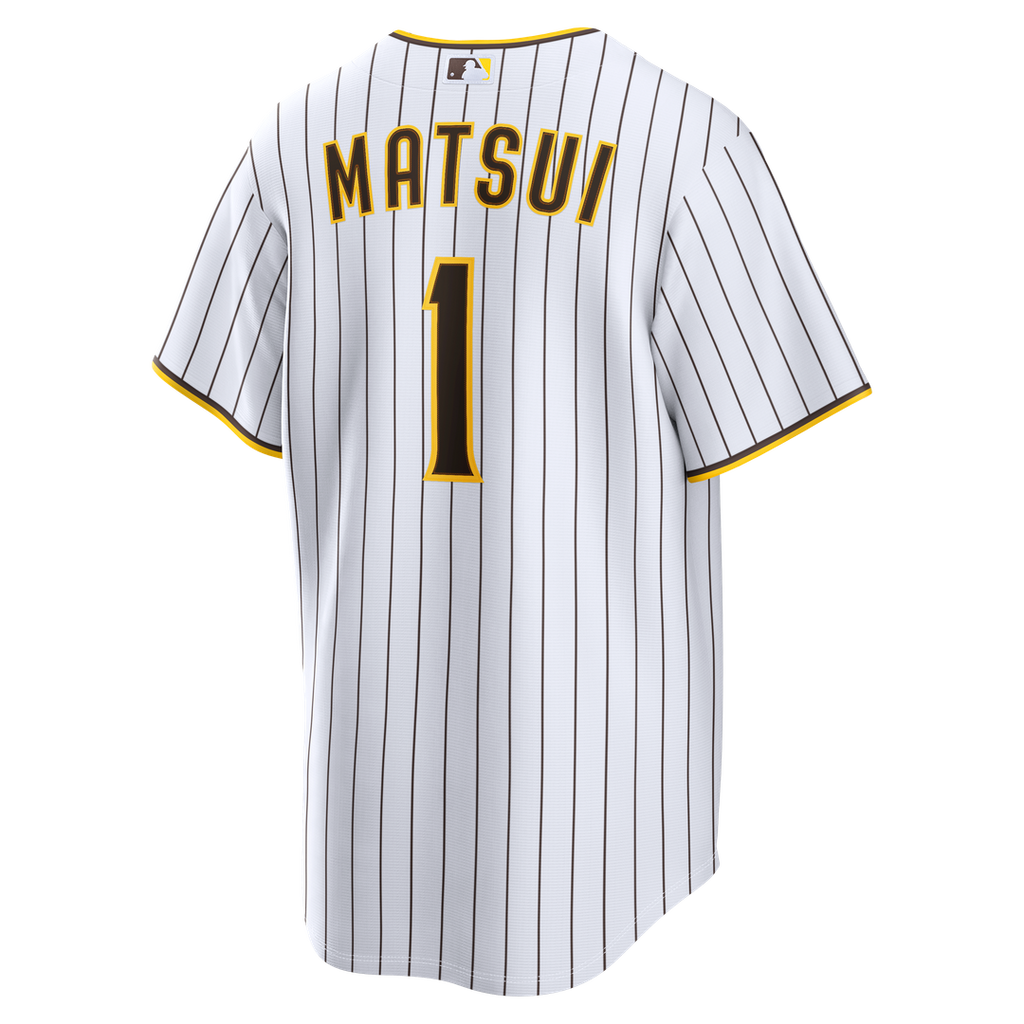 Men's San Diego Padres Yuki Matsui White Home Replica Jersey