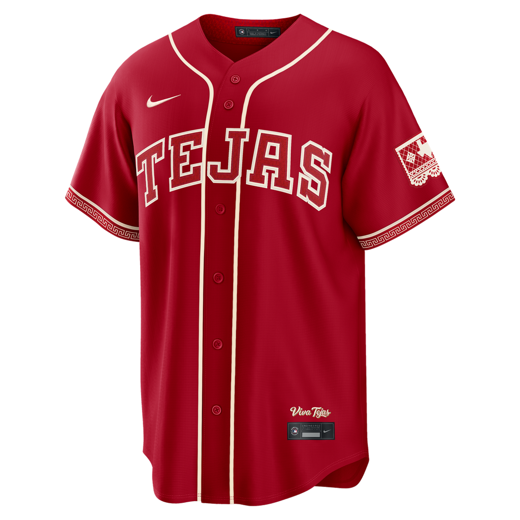 Men's Texas Rangers Red 2026 City Connect Stadium Jersey