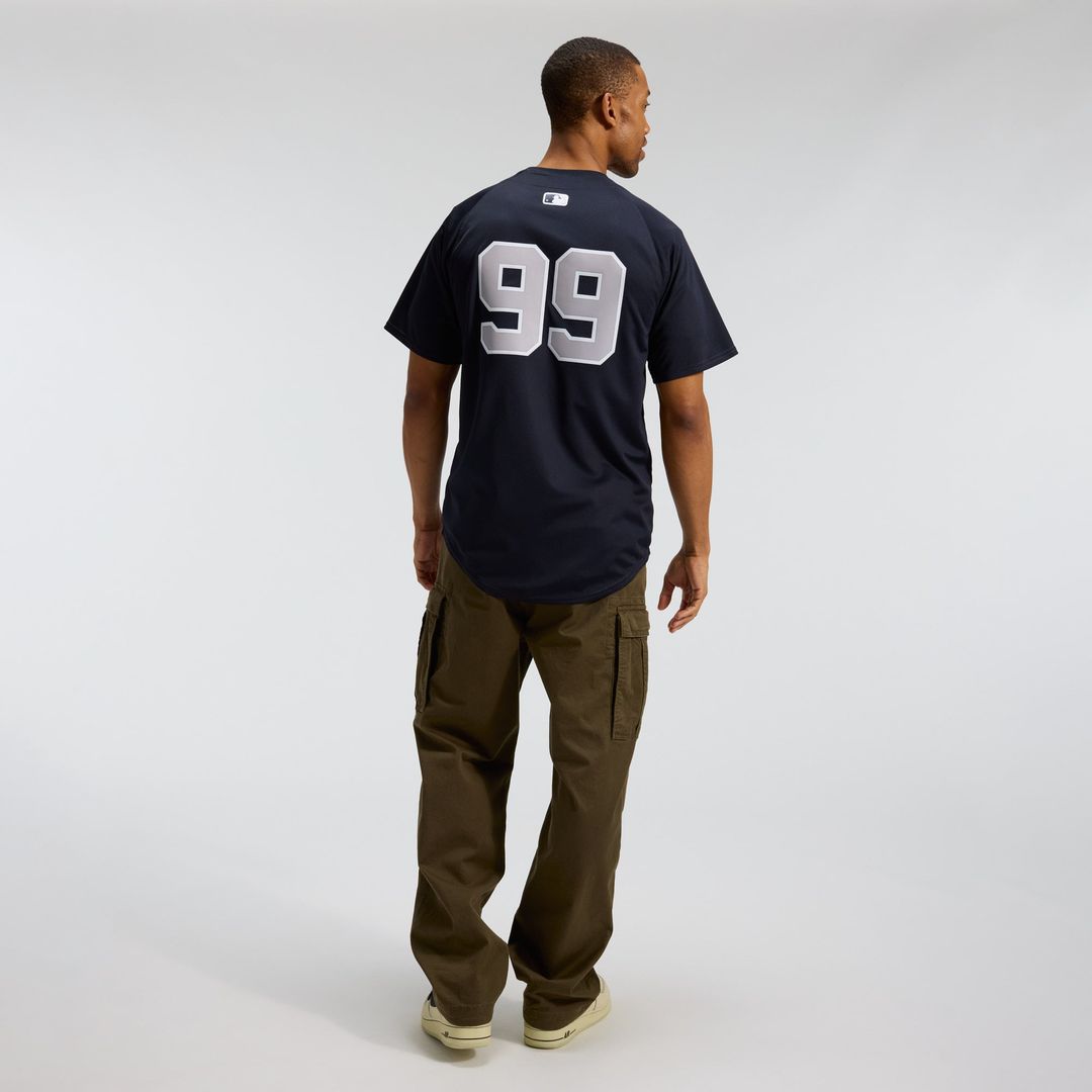 Men's New York Yankees Aaron Judge Gray Road Player Jersey