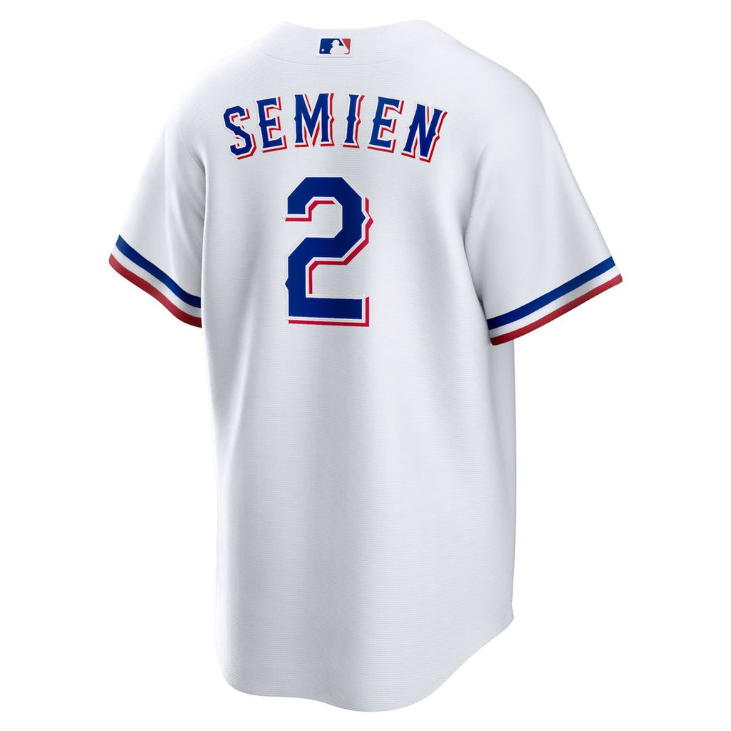 Men's Texas Rangers Marcus Semien White Home Replica Player Jersey