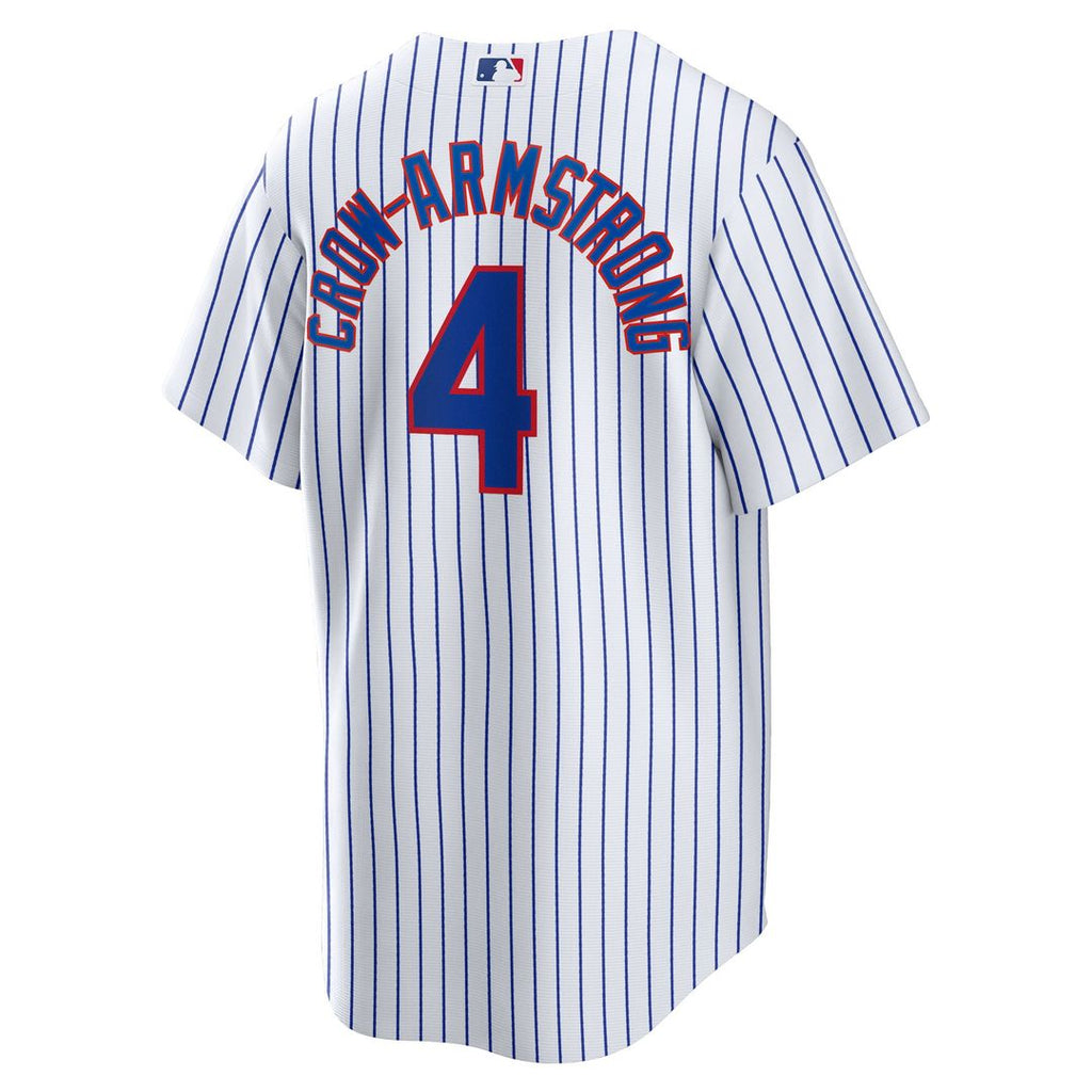 Men's Chicago Cubs Pete Crow-Armstrong White Home Replica Jersey