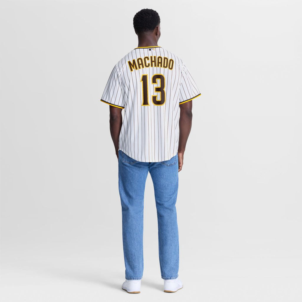 Men's San Diego Padres Manny Machado White Home Replica Player Jersey