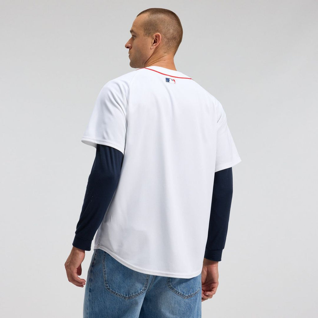 Men's Boston Red Sox White Home Jersey