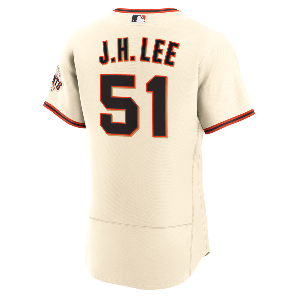 Men's San Francisco Giants Jung Hoo Lee Cream Home Jersey