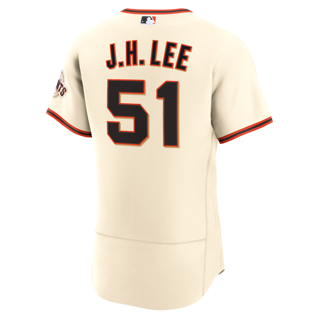 Men's San Francisco Giants Jung Hoo Lee Cream Home Jersey