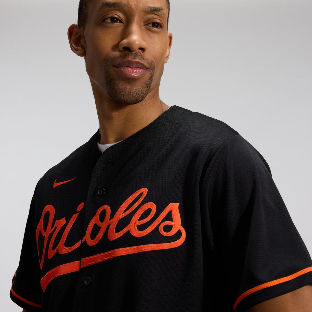 Men's Baltimore Orioles Gray Road Replica Team Jersey