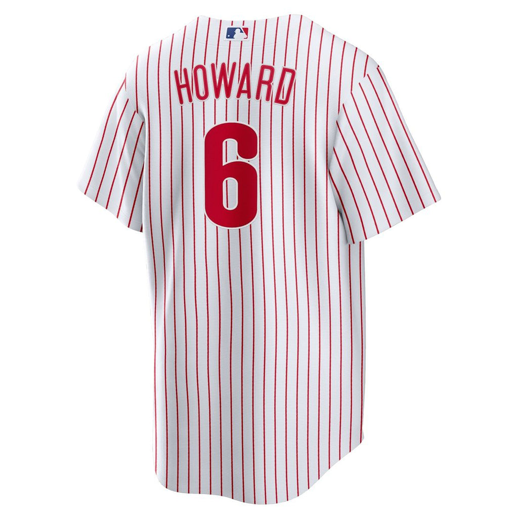 Men's Philadelphia Phillies Ryan Howard White Replica Player Jersey