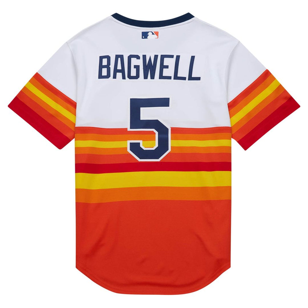 Men's Houston Astros Jeff Bagwell White 2004 Throwback Jersey