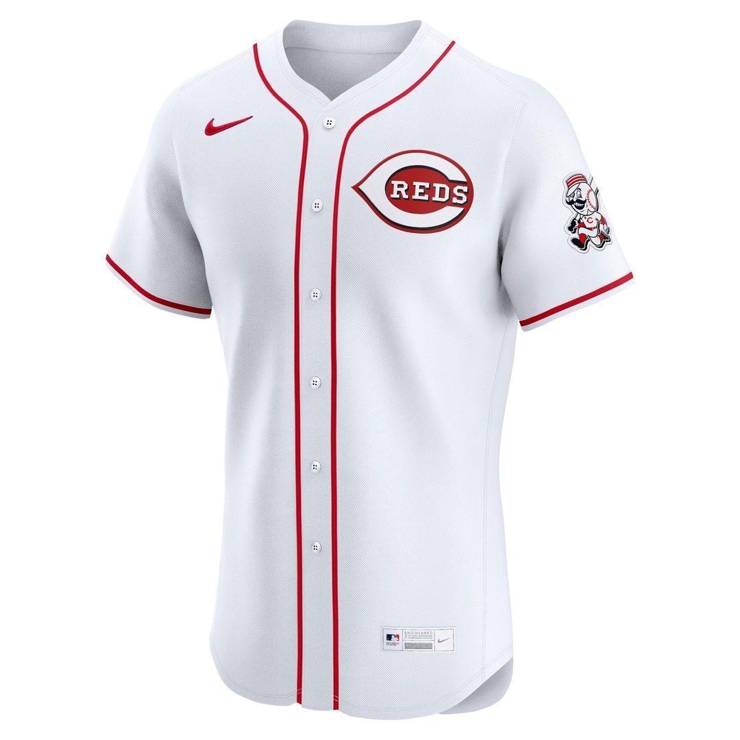 Men's Cincinnati Reds White Home Elite Jersey
