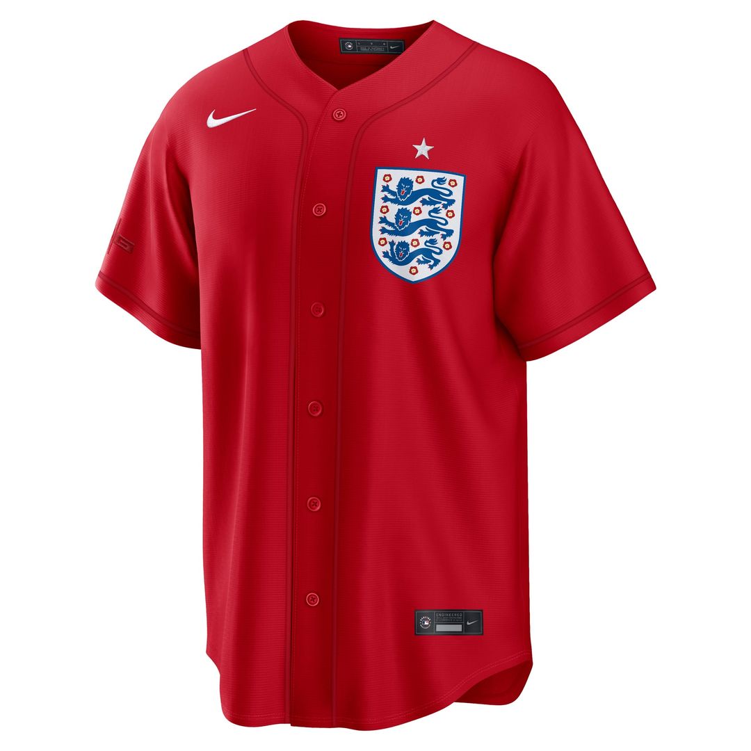 Men's England National Team x Red Stadium Replica Jersey