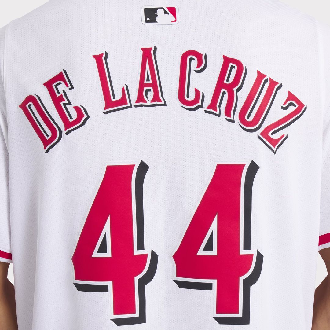 Men's Cincinnati Reds Elly De La Cruz White Home Player Jersey