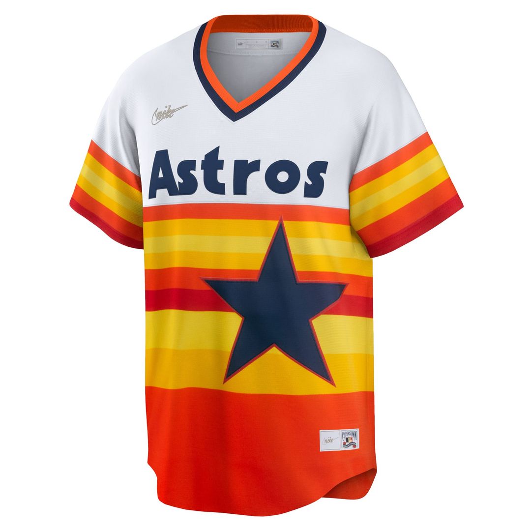 Men's Houston Astros Craig Biggio White Home Player Jersey