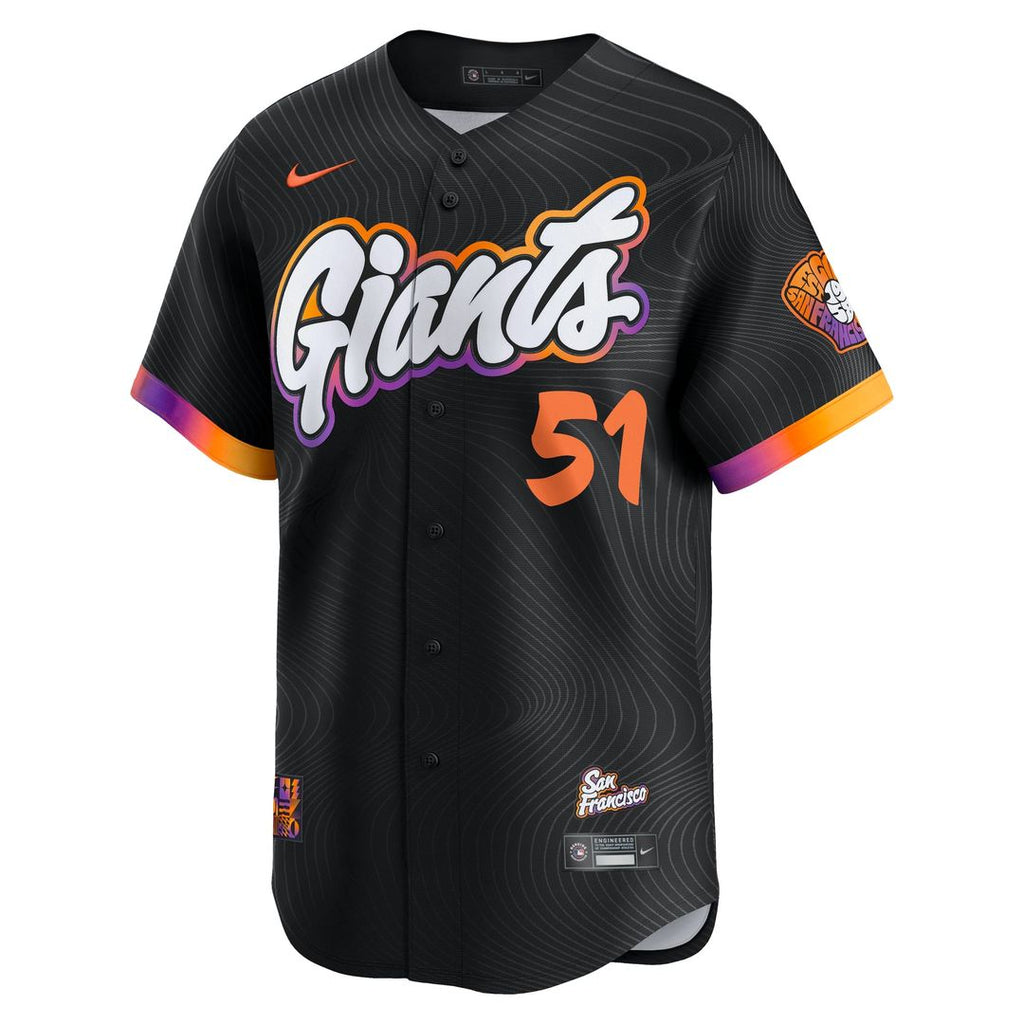 Men's San Francisco Giants Jung Hoo Lee Black 2025 City Connect Jersey