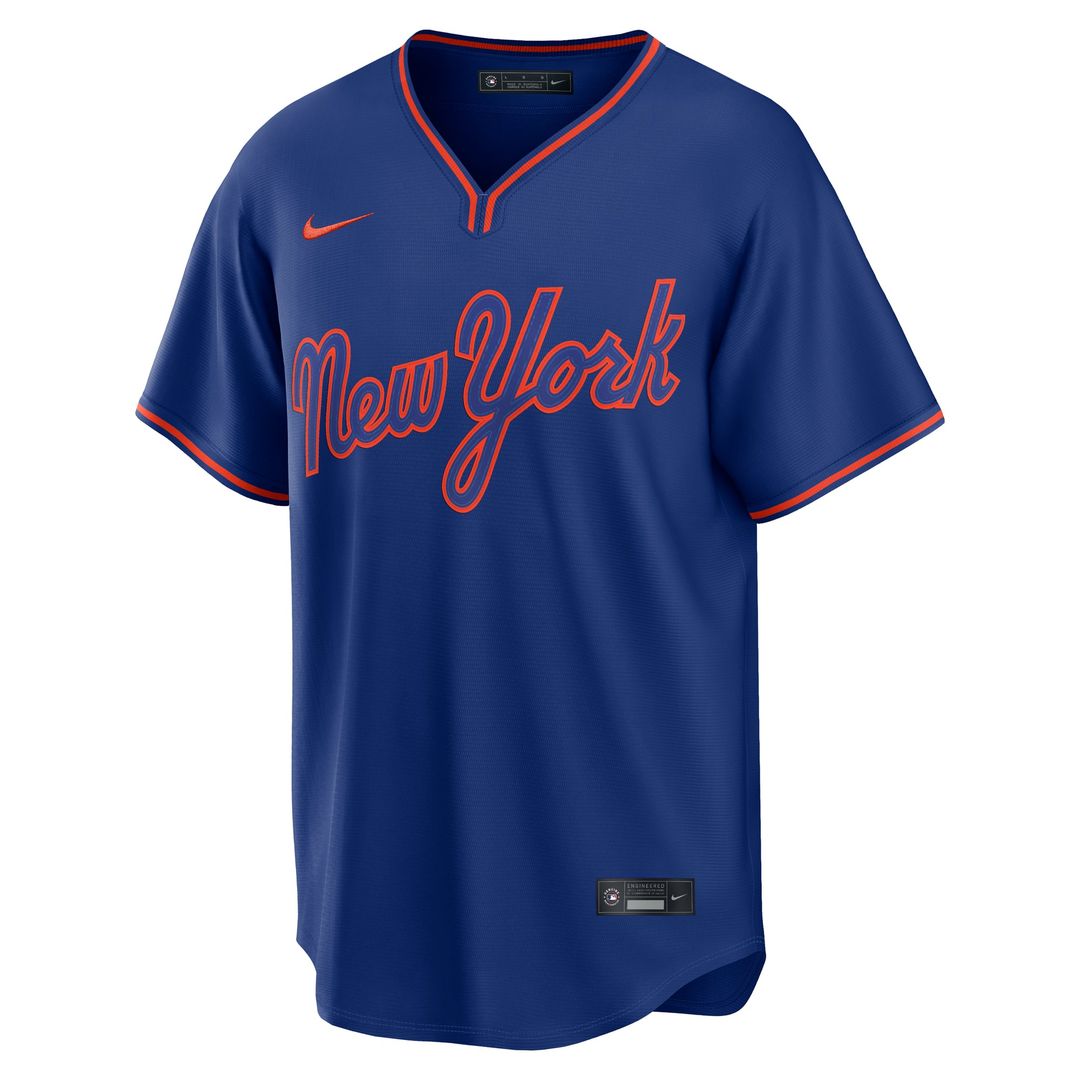 Men's New York Mets Freddy Peralta Royal Alternate Replica Jersey