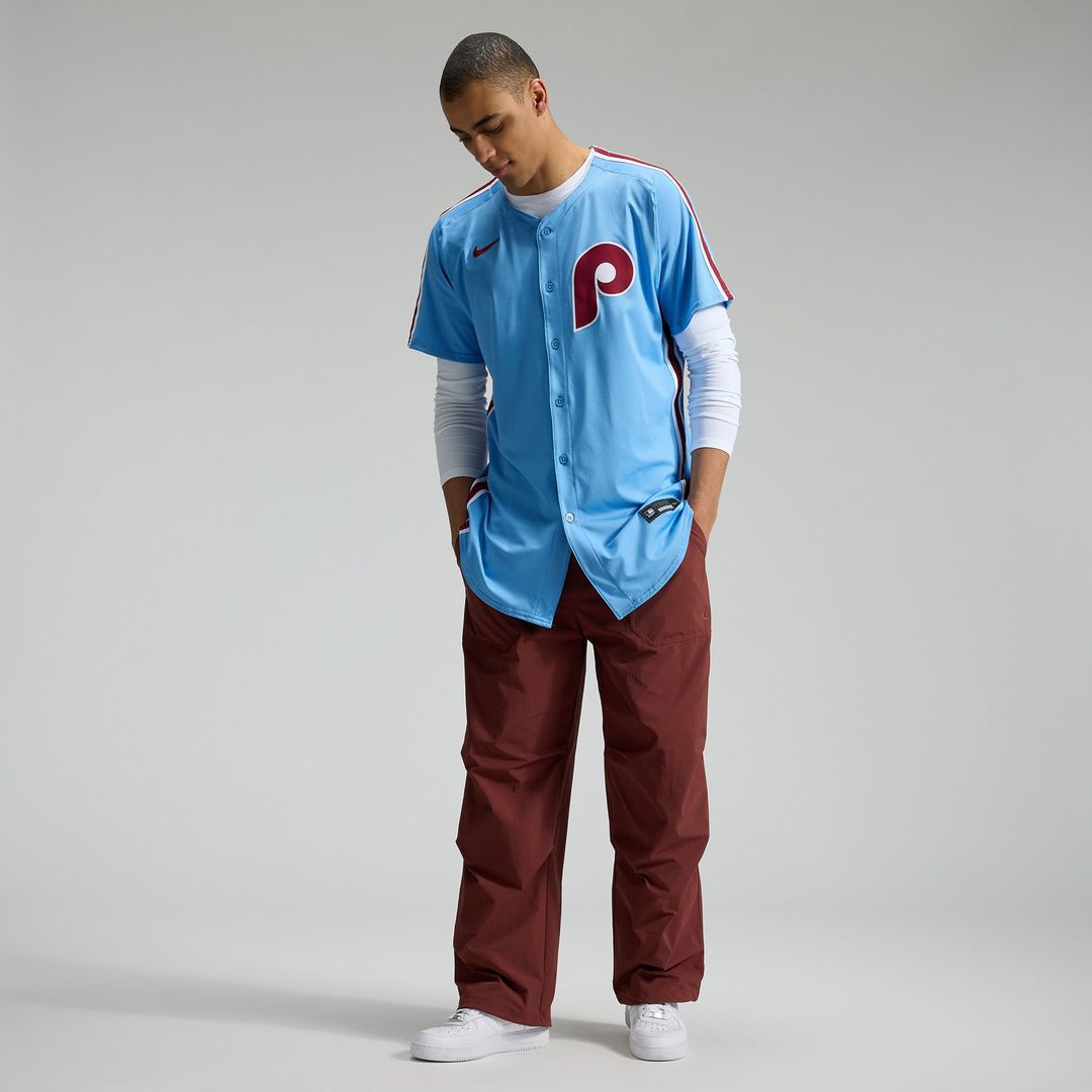 Men's Philadelphia Phillies Light Blue Alternate Elite Jersey