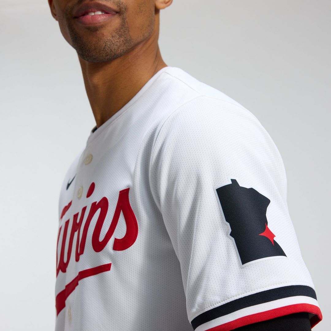 Men's Minnesota Twins White Home Jersey
