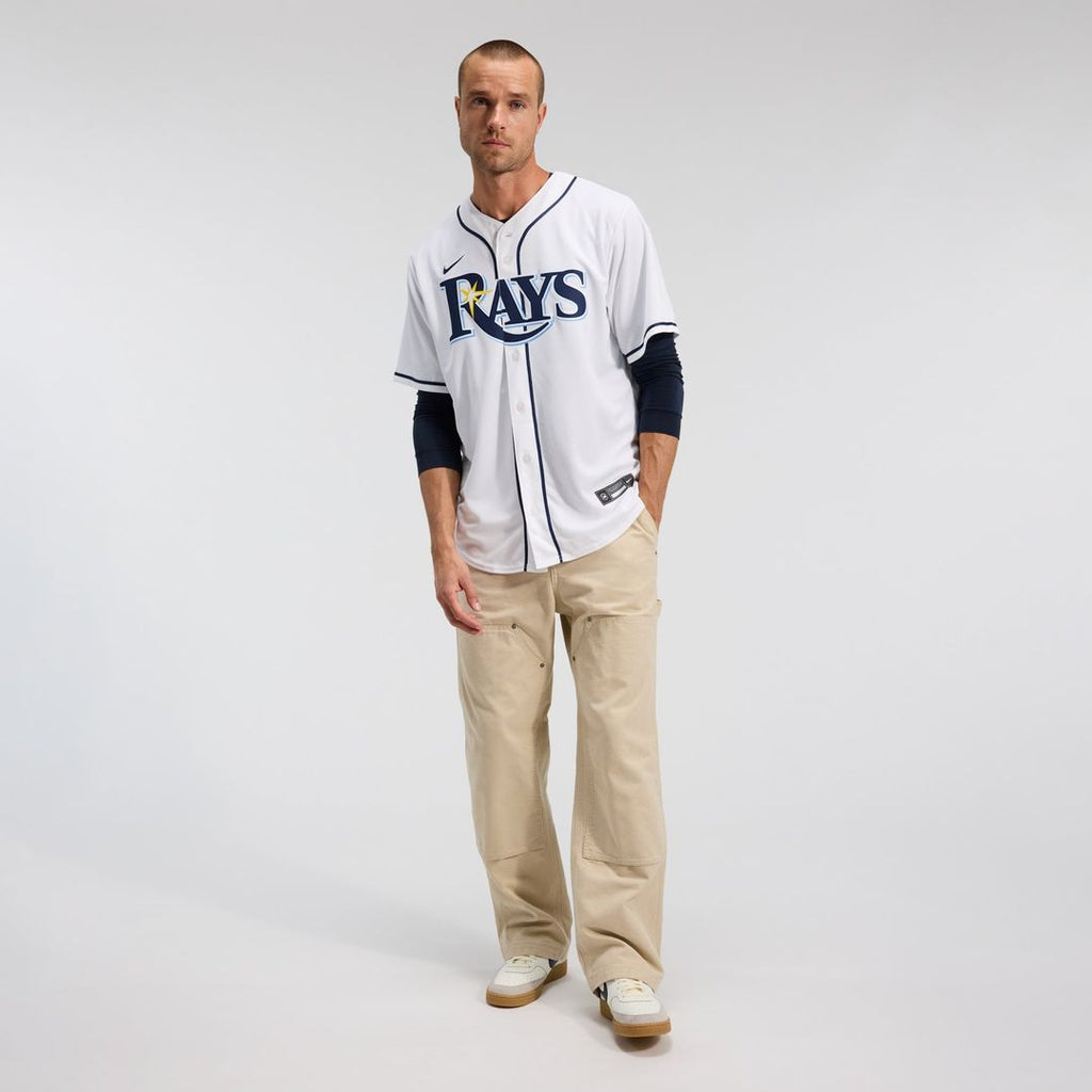 Men's Tampa Bay Rays Yandy Díaz White Home Replica Jersey