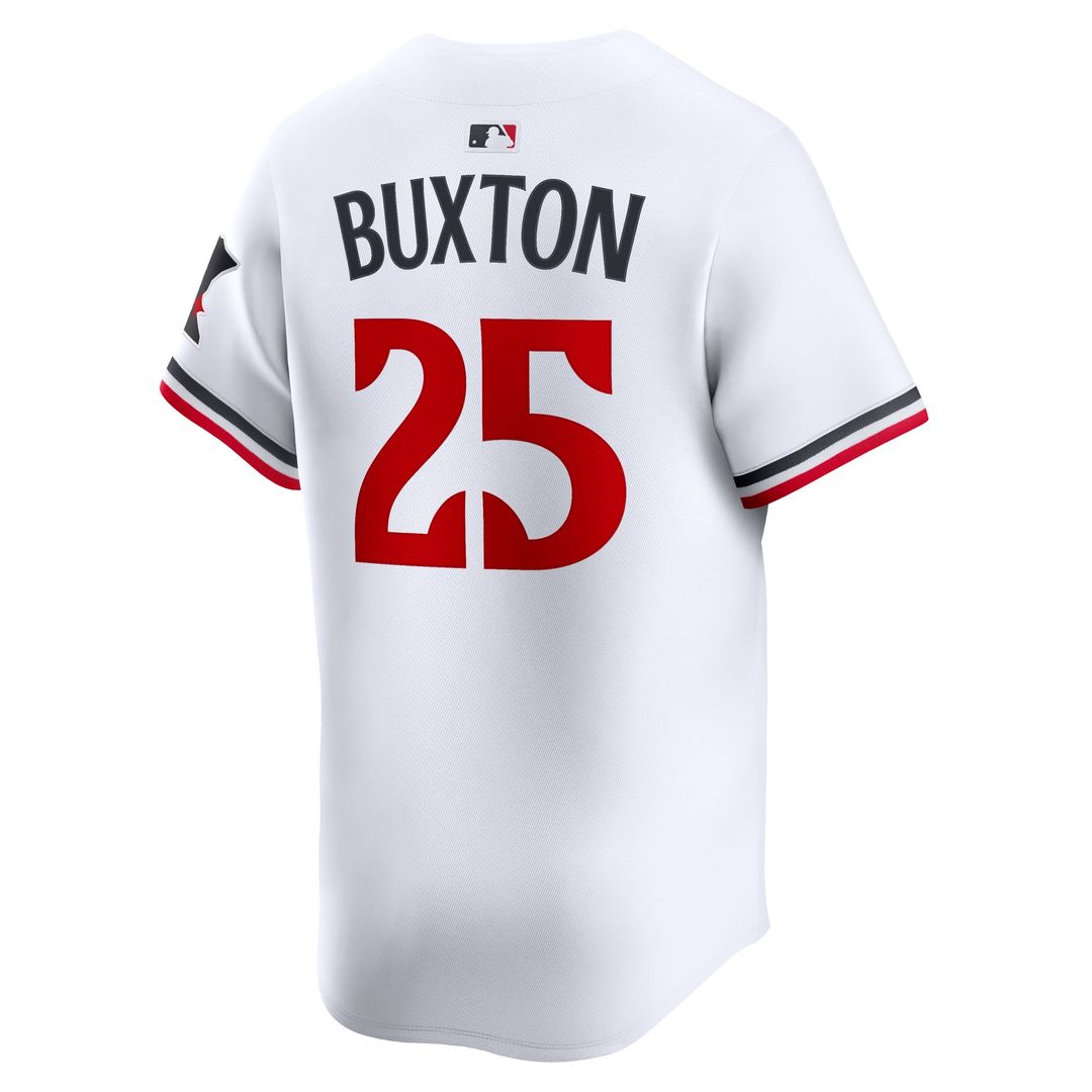 Men's Minnesota Twins Byron Buxton White Home Player Jersey
