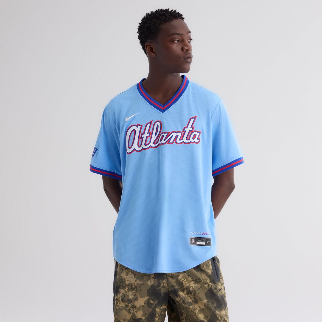 Men's Atlanta Braves Powder Blue 2026 City Connect Stadium Jersey