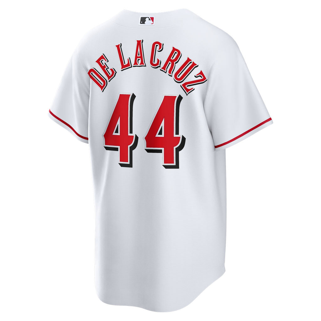 Men's Cincinnati Reds Elly De La Cruz White Alternate 2 Replica Jersey