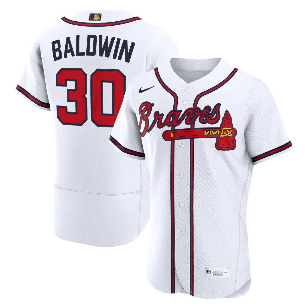 Men's Atlanta Braves Drake Baldwin Navy Alternate Awards Jersey