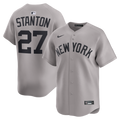 Men's New York Yankees Giancarlo Stanton Gray Road Jersey