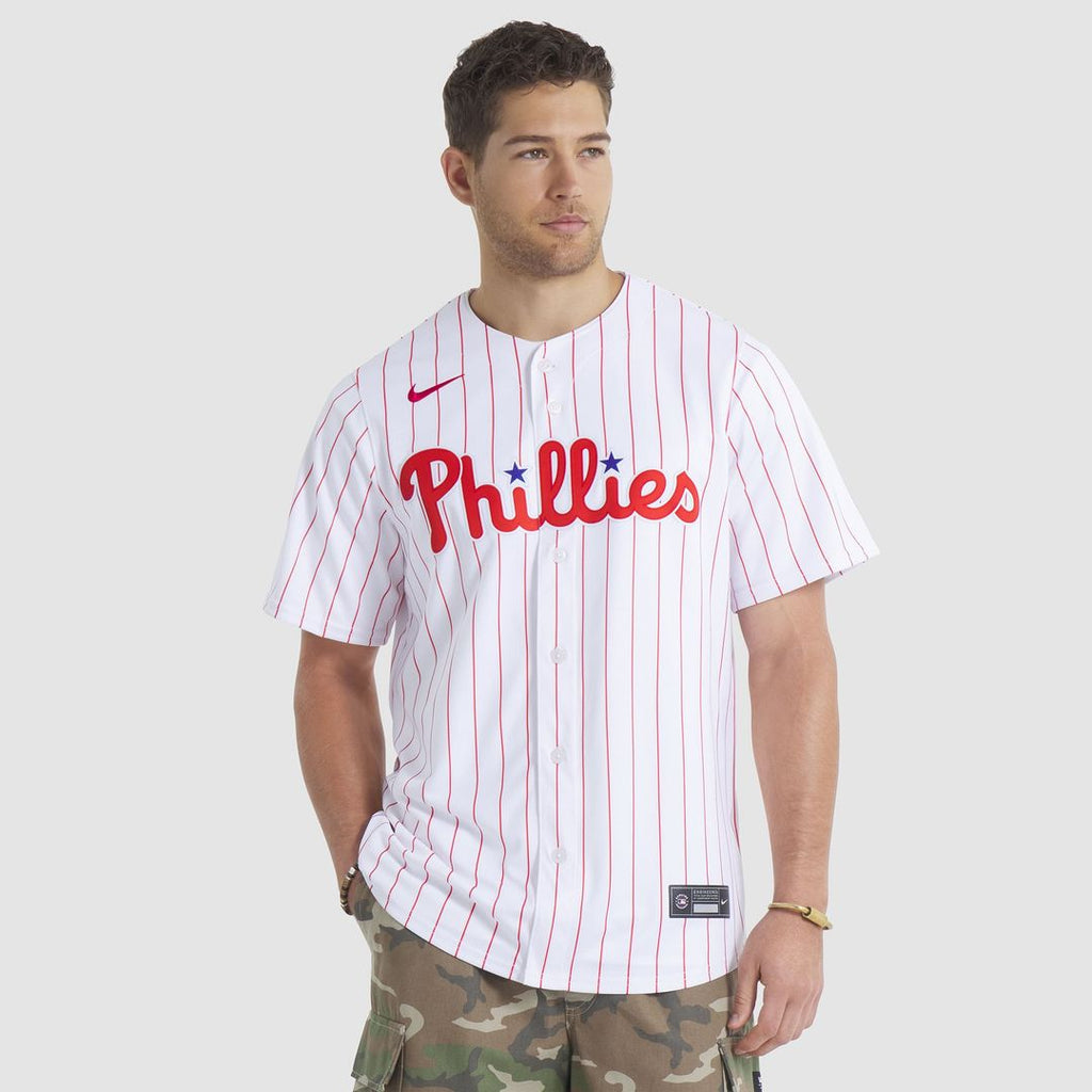 Men's Philadelphia Phillies Bryce Harper White Home Player Jersey