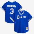 Men's Atlanta Braves Dale Murphy Royal Batting Practice Jersey