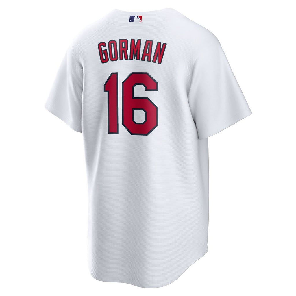 Men's St. Louis Cardinals Nolan Gorman White Home Replica Jersey
