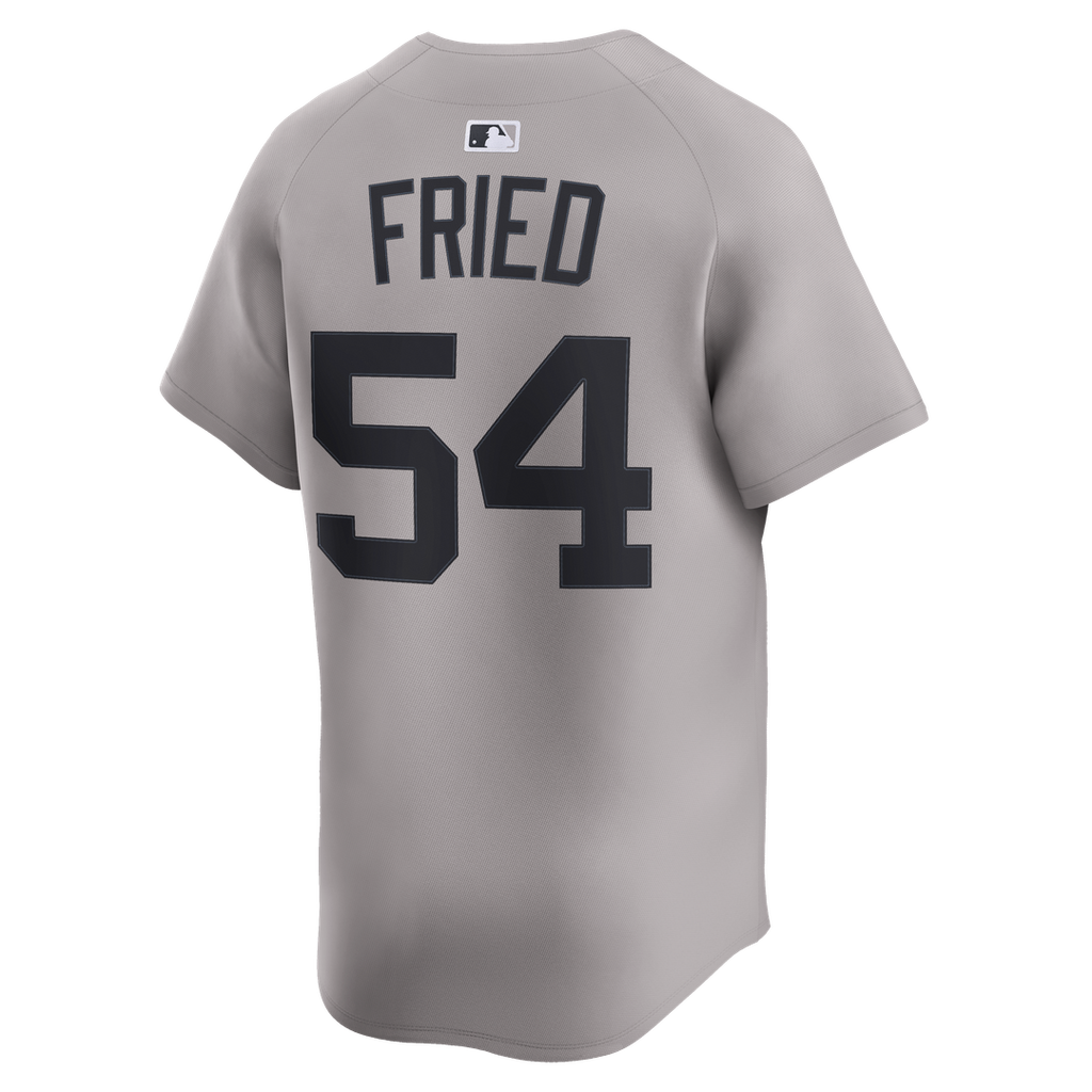 Men's New York Yankees Max Fried Gray Road Player Jersey