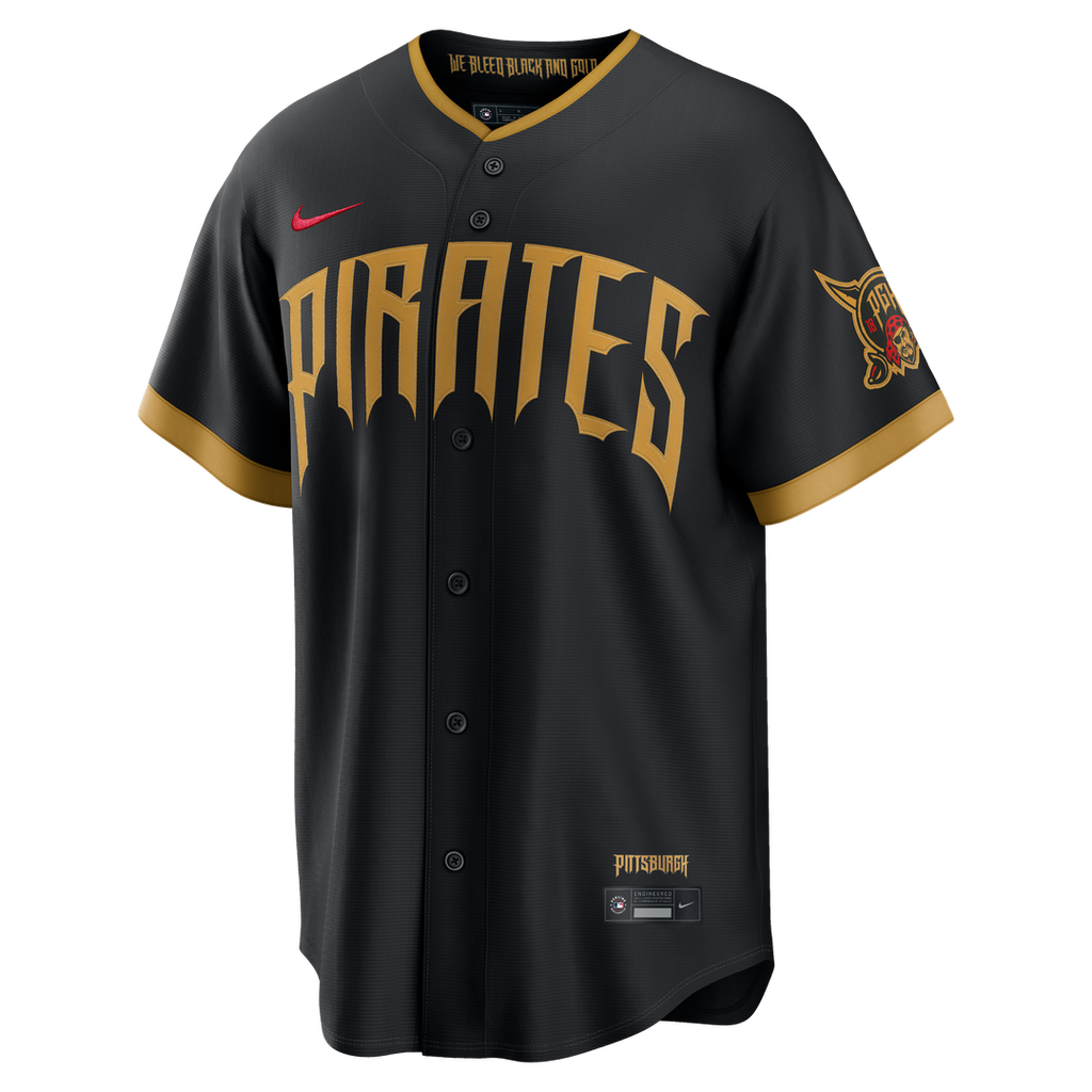 Men's Pittsburgh Pirates Konnor Griffin Black 2026 City Connect Stadium Jersey