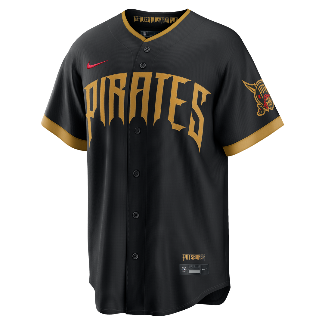 Men's Pittsburgh Pirates Konnor Griffin Black 2026 City Connect Stadium Jersey