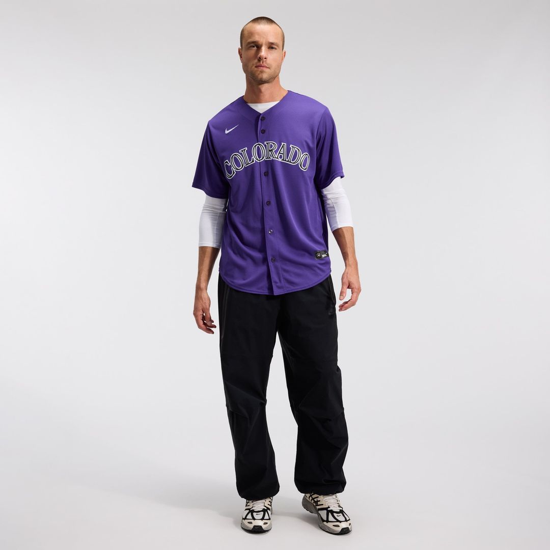 Men's Colorado Rockies Purple Alternate Replica Team Jersey