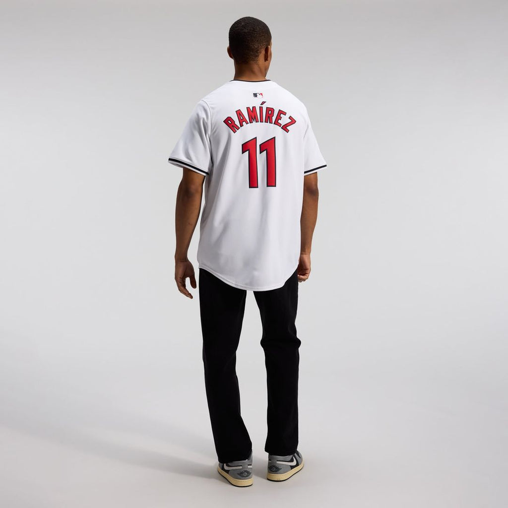 Men's Cleveland Guardians Jose Ramirez White Home Player Jersey