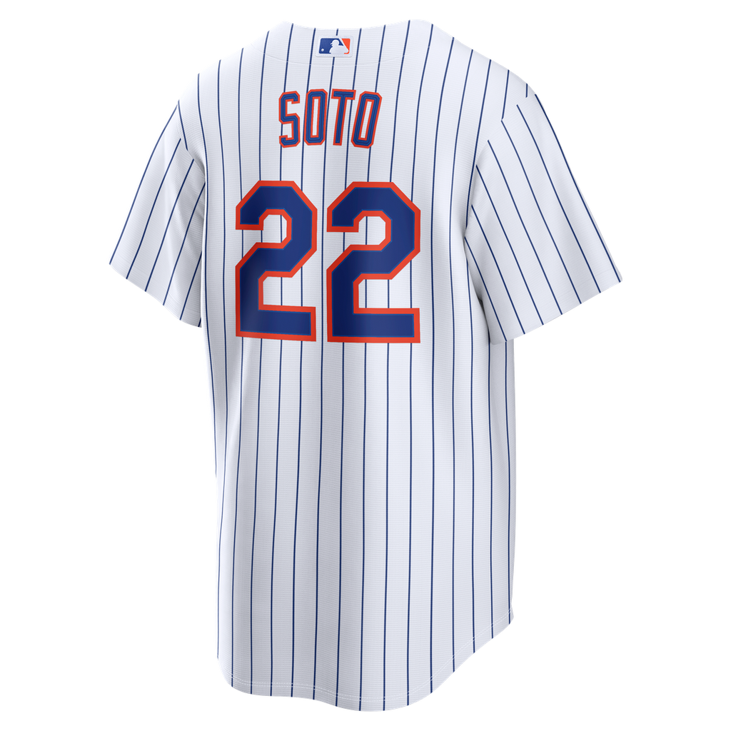 Men's New York Mets Juan Soto White Home Replica Jersey