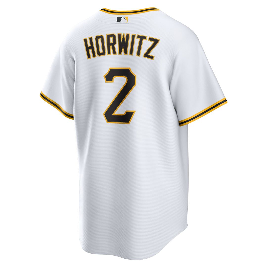Men's Pittsburgh Pirates Spencer Horwitz White Home Replica Jersey